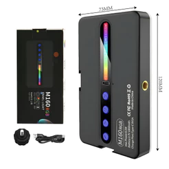 Luz de preenchimento e luz quente para fotografia LED RGB 2700k-6500k Luz fotográfica profissional portátil recarregável