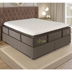 Cama Box Conjugado Queen com Colchão (158x77x198) Lazzari Gazin CR35298