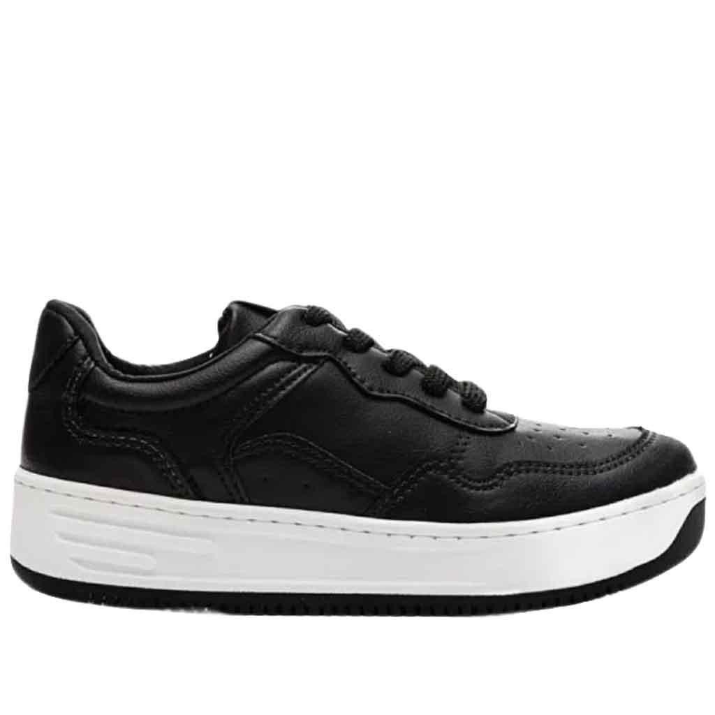 Tênis Via Marte Feminino Casual 065-002 Preto em Oferta na Shopee