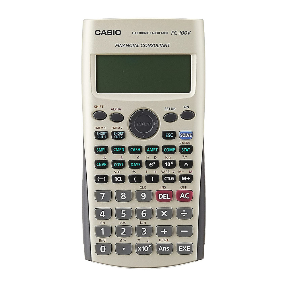 Calculadora Financeira Fc-100v Branca Casio