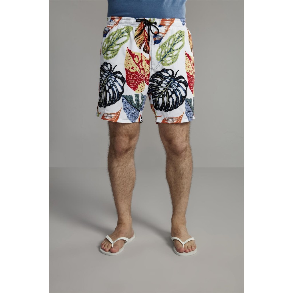 Short Masculino Praia Estampado - Branco - Men Clothes