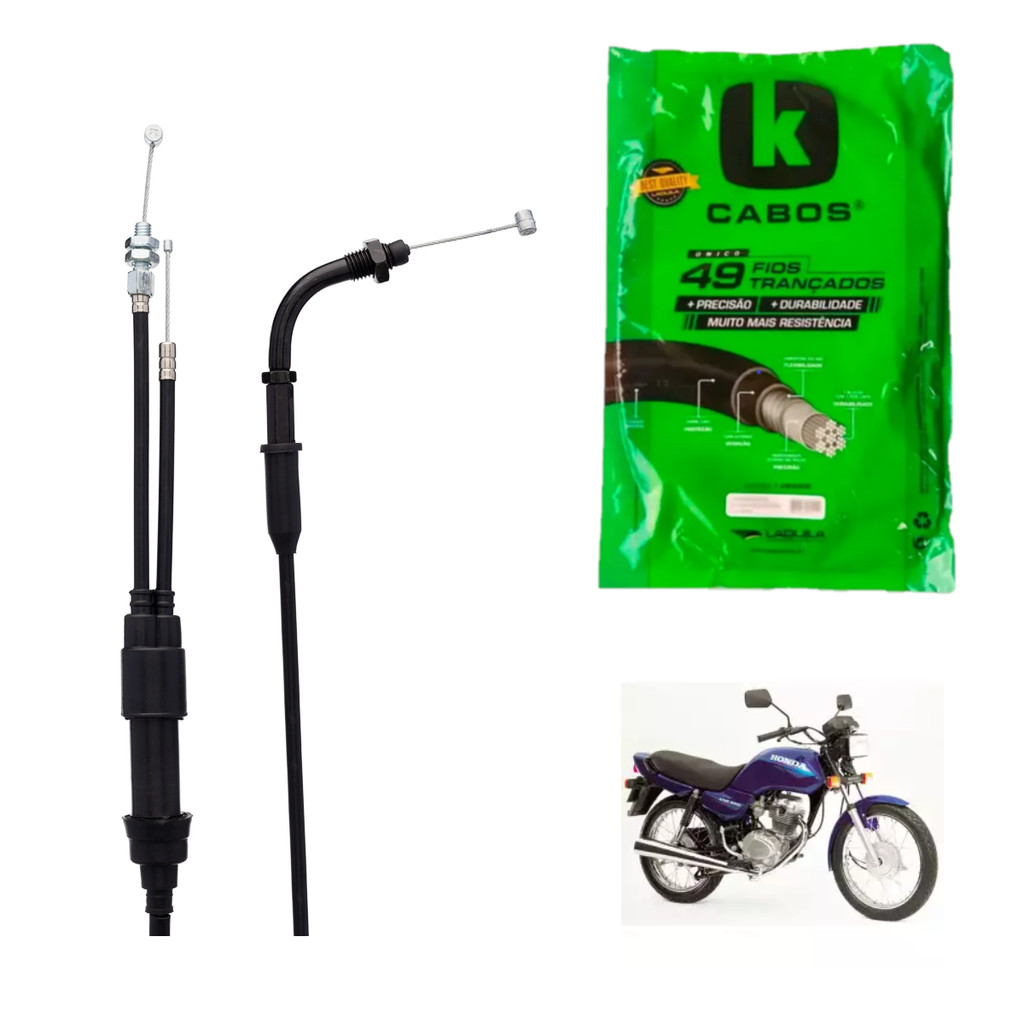 Cabo Acelerador Titan 125  Es/ks 2000 2001 Original K-cabos em Oferta na Shopee