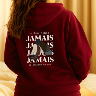 Moletom Canguru Feminino Estampado Cristão Jesus 100% Algodão Blusa de Frio Do P Ao GG em Oferta na Shopee