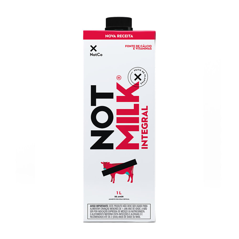 Leite Vegetal NotCo Not Milk Integral 1 Litro - Food & Beverages
