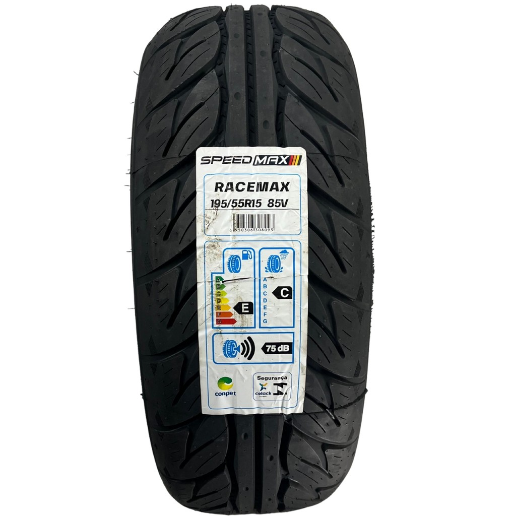 Pneu 195/55R15 85V SPEEDMAX Racemax - POLO FOX PEUGEOT 206 207 PALIO PUNTO CORSA CELTA