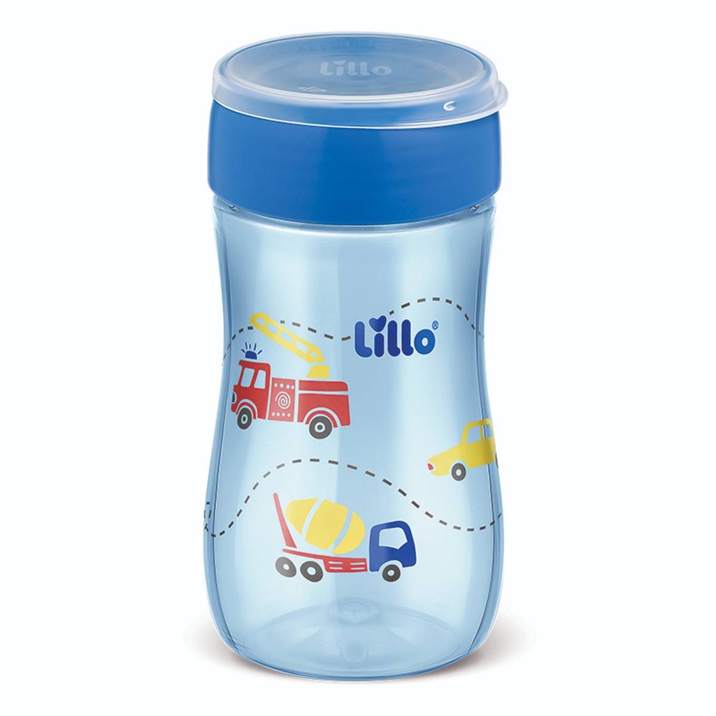 Copo de Treinamento Infantil 360° Evolution 300ml Azul Lillo em Oferta na Shopee