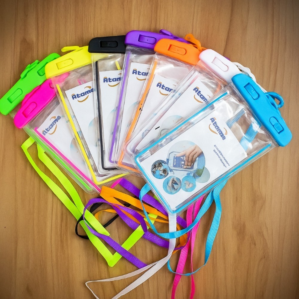 kit 5 Capas/bolsa ÁTOMO Para Seu Celular à Prova d’Água Segurança Total em Qualquer Aventura