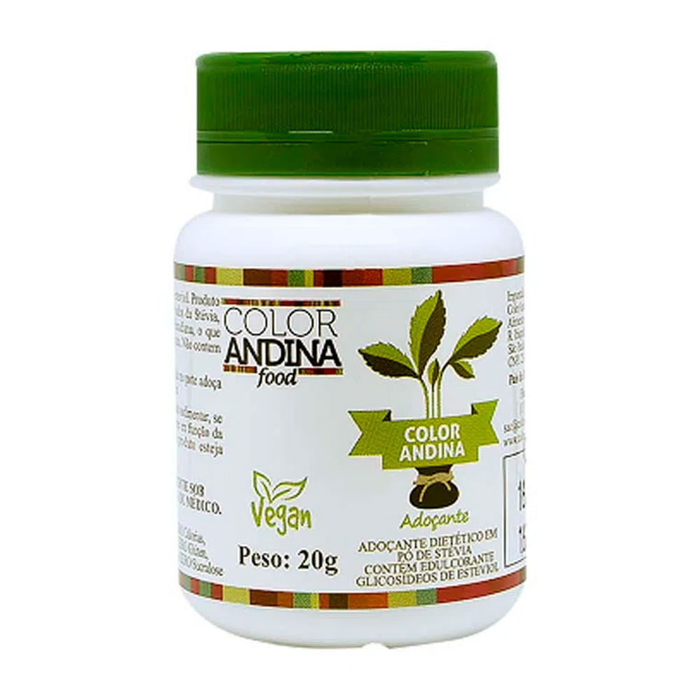 Adoçante em Pó Color Andina Stévia 20g - Food & Beverages