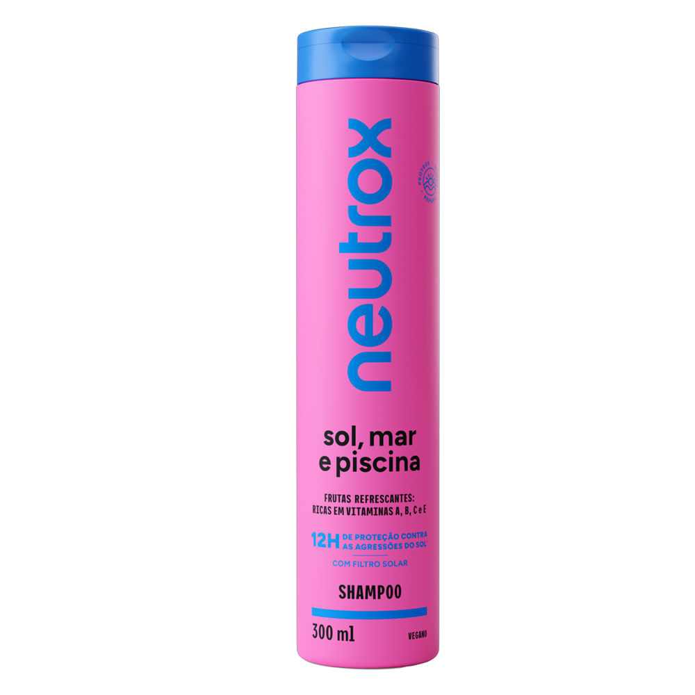Shampoo Neutrox Sol, Mar e Piscina 300ml - Beauty