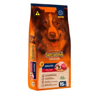 Special Dog Gold Life Adultos Sabor Carne e Frango com Batata-doce - 15Kg 20Kg