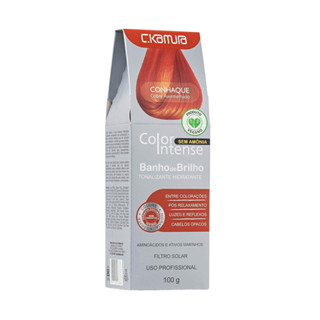 Tonalizante C.Kamura Color Intense Conhaque Banho De Brilho 100g em Oferta na Shopee