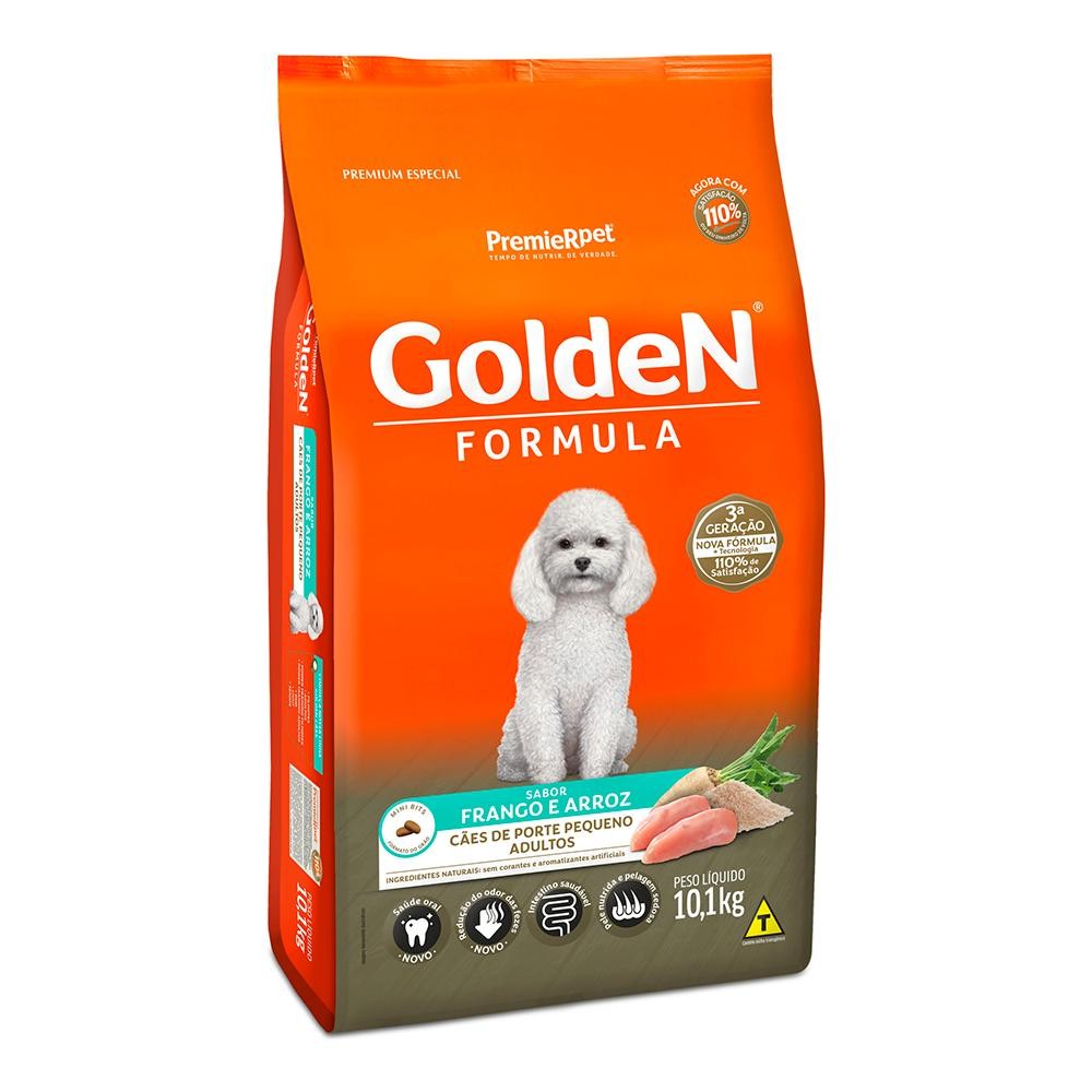 Ração PremieR Pet GoldeN Formula Frango Cães Adultos Porte Peq. 10.1kg em Oferta na Shopee