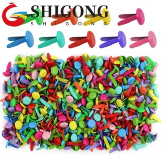 SHIGONG Fixadores De Papel Dourados , 100 Peças , Projeto De Arte , Artesanato , Escolares , Suprimentos Para Scrapbooki em Oferta na Shopee
