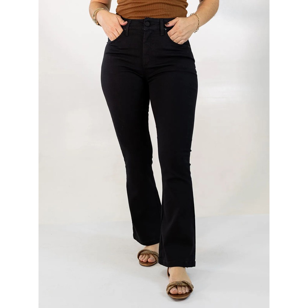 Calça Feminina Flare Petit Botão Encapado Anticorpus 14253