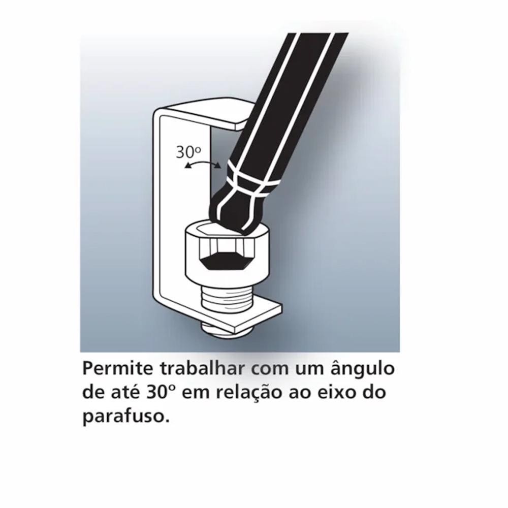 Chave Allen Abaulada 5,5mm (44460/055) - Tramontina Pro · foto 2