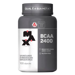 Aminoácido BCAA 2400mg - 100 Cápsulas - Max Titanium em Oferta na Shopee