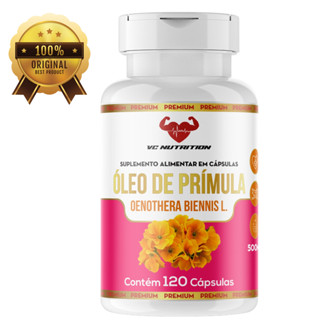 Óleo de Prímula 500 mg – 120 cápsulas para bem-estar em Oferta na Shopee