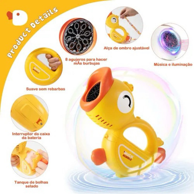 Máquina De Bolhas/brinquedos/lançador Mania De Bola De Sabão