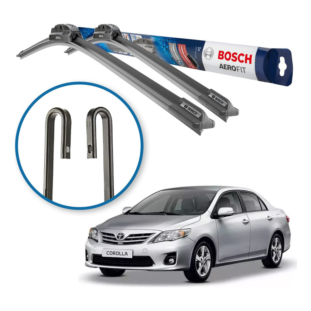 Palheta Limpador Parabrisa Bosch Toyota Corolla 2012 a 2014 em Oferta na Shopee
