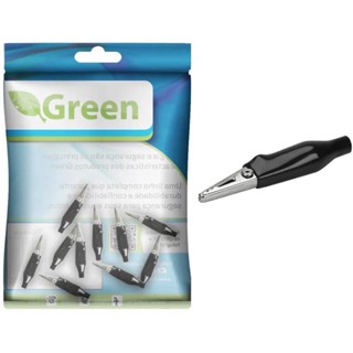 Kit Jogo Garra De Jacaré 5A Com Capa Pequena Preto 28mm Com 10 Unidades em Oferta na Shopee