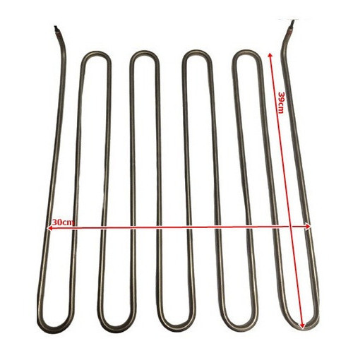 Resistência Aço Inox 3w 220v 30x90cm Churrasqueira Croydon
