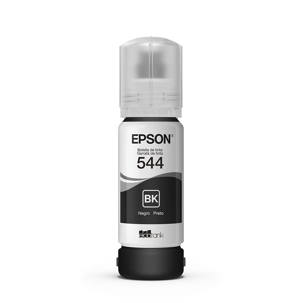 Refil De Tinta Epson T544122-BR Preto | Para Impressoras L3110|L3210|L3150|L3250|L5190|L5290
