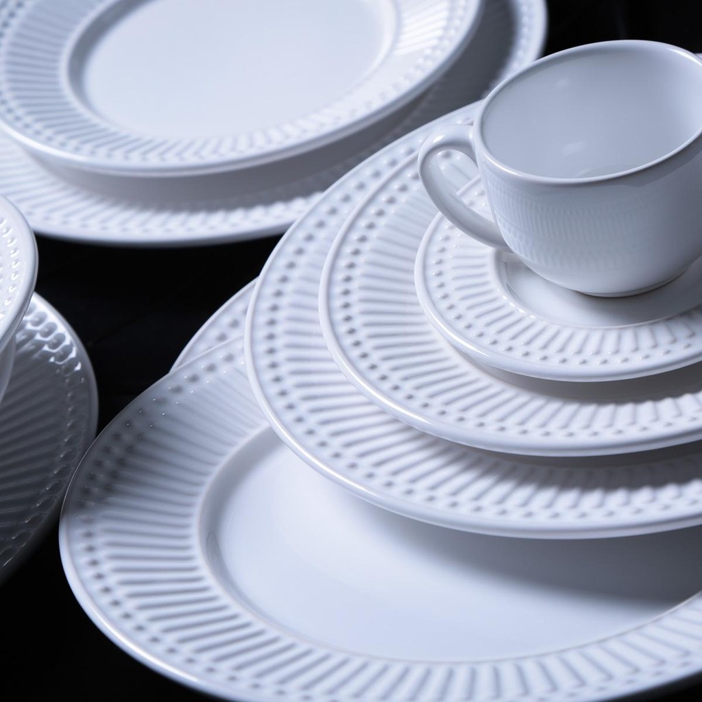 Detalhes do Porto Brasil Conjunto Com 6 Xícaras De Café Com Pires Roma Branco 72Ml