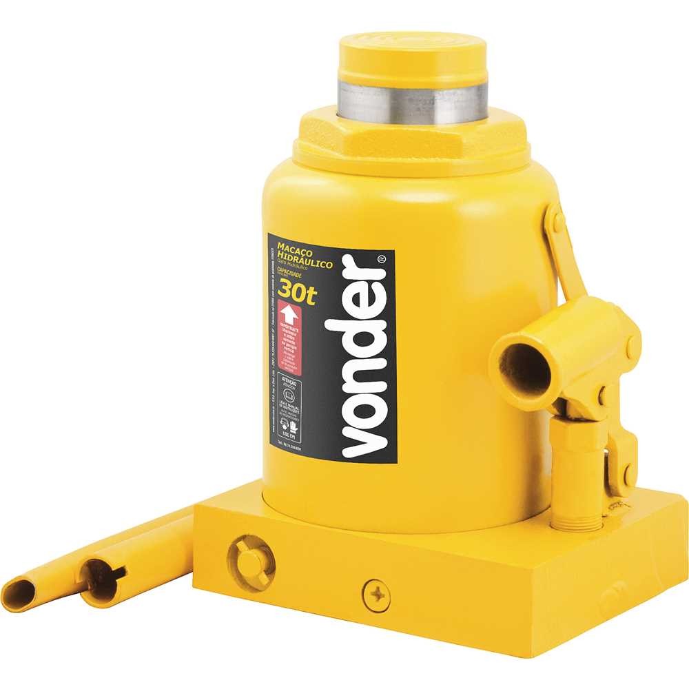 Macaco Hidráulico Tipo Garrafa 30 Toneladas (30 Tf) Vonder