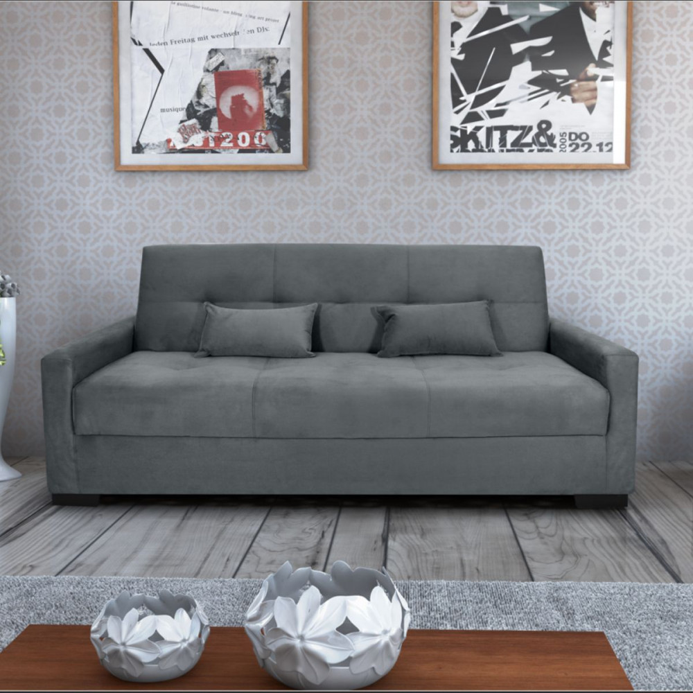 Sofá Cama 3 Lugares 3 Posições Lavínia Matrix 88x203x92cm