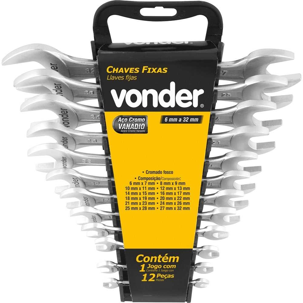 Jogo De Chaves Fixas 6 Mm A 32 Mm Vonder