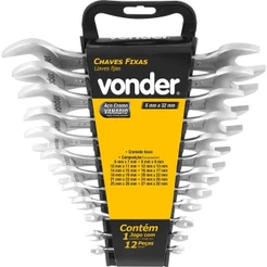Jogo De Chaves Fixas 6 Mm A 32 Mm Vonder