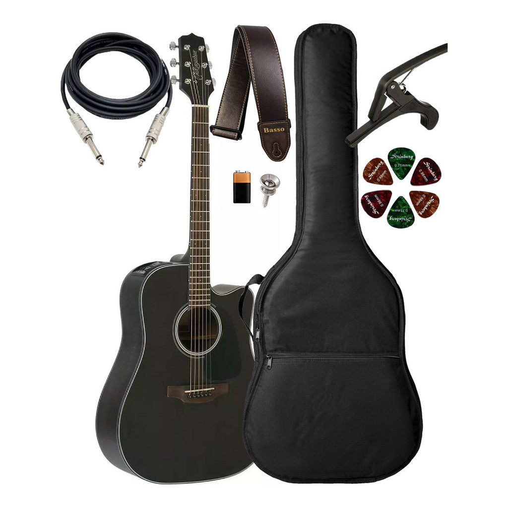 Violão Takamine Eletrico Gd14ce Tos Fosco Capa Luxo E Kit