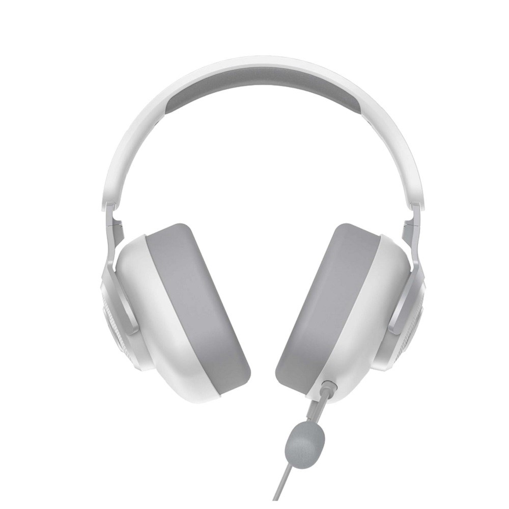Headset Gamer Havit H2230u Usb 7.1 50mm Cinza/Branco - detalhe