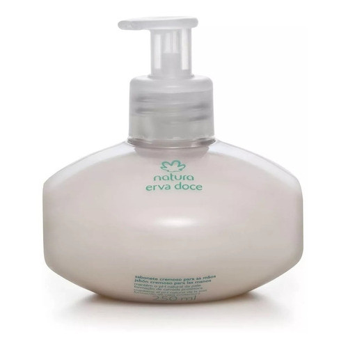 Sabonete Liquido Cremoso para As Mãos Natura Erva Doce 250ml