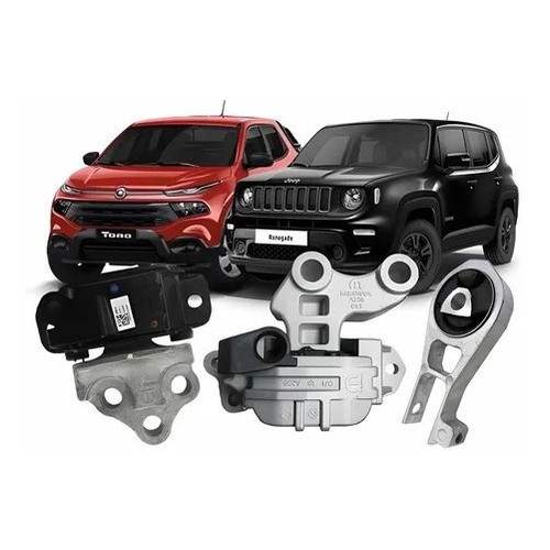 Kit Coxim Motor Câmbio Fiat Toro Jeep Renegade 1.8 Flex Orig