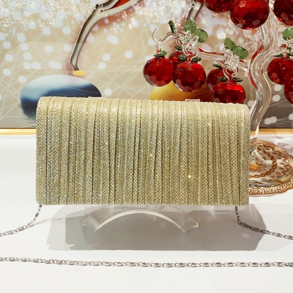 Bolsa Feminina Tiracolo Estilo Carteira Com Glitter Festa Noite Luxo Casamento Formatura Penelope