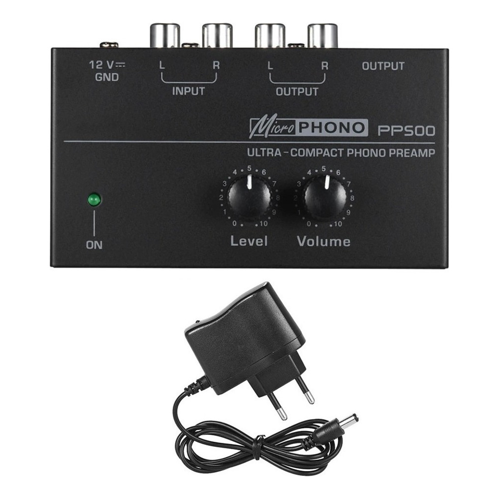 Pre Amplificador Phono Pp500 Para Toca Disco Vinil Magnético REPOSIÇÃO