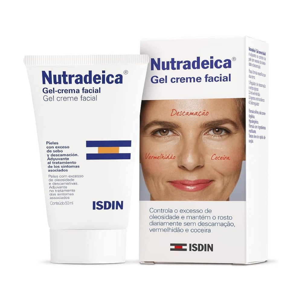 Gel Creme Facial Isdin Nutradeica Excesso de Oleosidade 50ml
