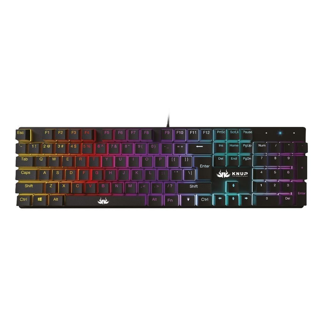 Teclado Gamer Mecânico RGB TE114 Switch Azul ABNT2 em Oferta na Shopee