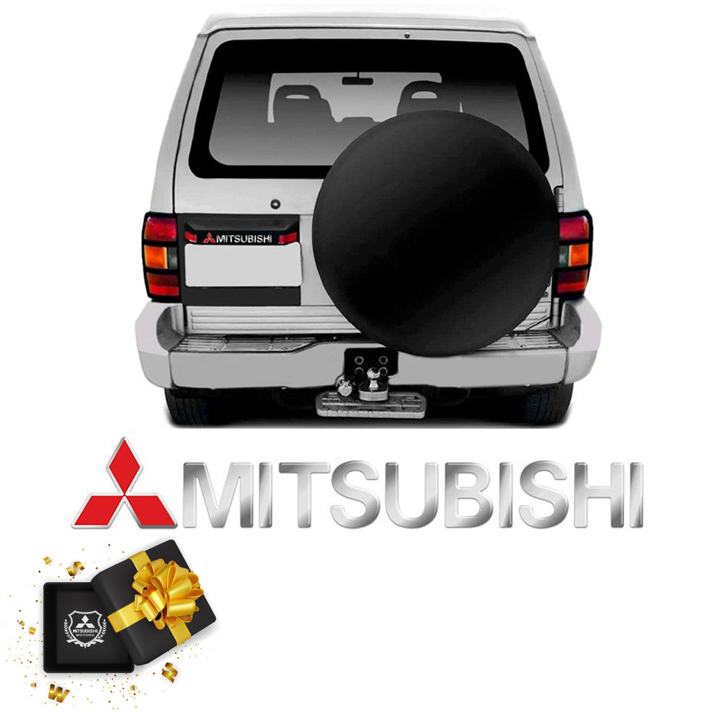 Emblema Mitsubishi Pajero Full Traseiro Cromado Resinado em Oferta na Shopee