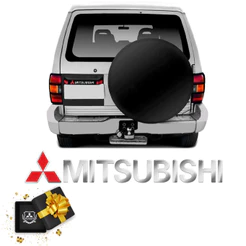 Emblema Mitsubishi Pajero Full Traseiro Cromado Resinado