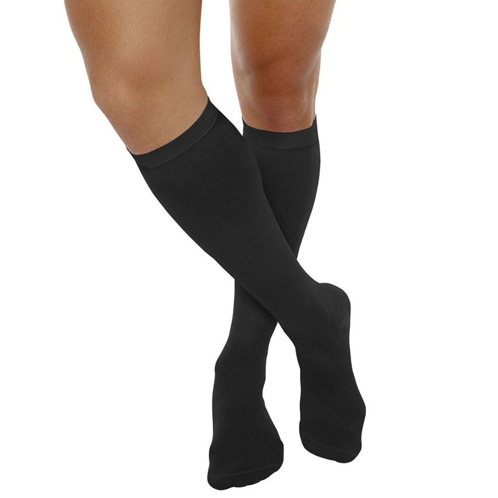 Meia Kendall 3/4 Masculina 15-20 mmHg Compressão Média Conforto Poliamida Dores