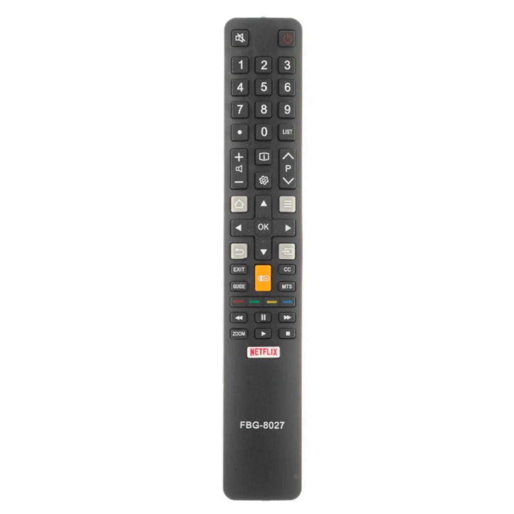 Controle Remoto Para Tv Semp Toshiba Tcl FBG 8027 L43S4900FS L49S4900FS L55S4900FS L32S4900S