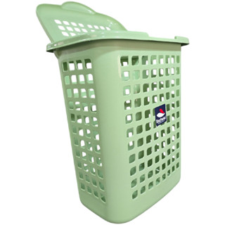 Cesto Retangular Telado 30L Com Tampa Verde Claro Moderno Organização Lar em Oferta na Shopee