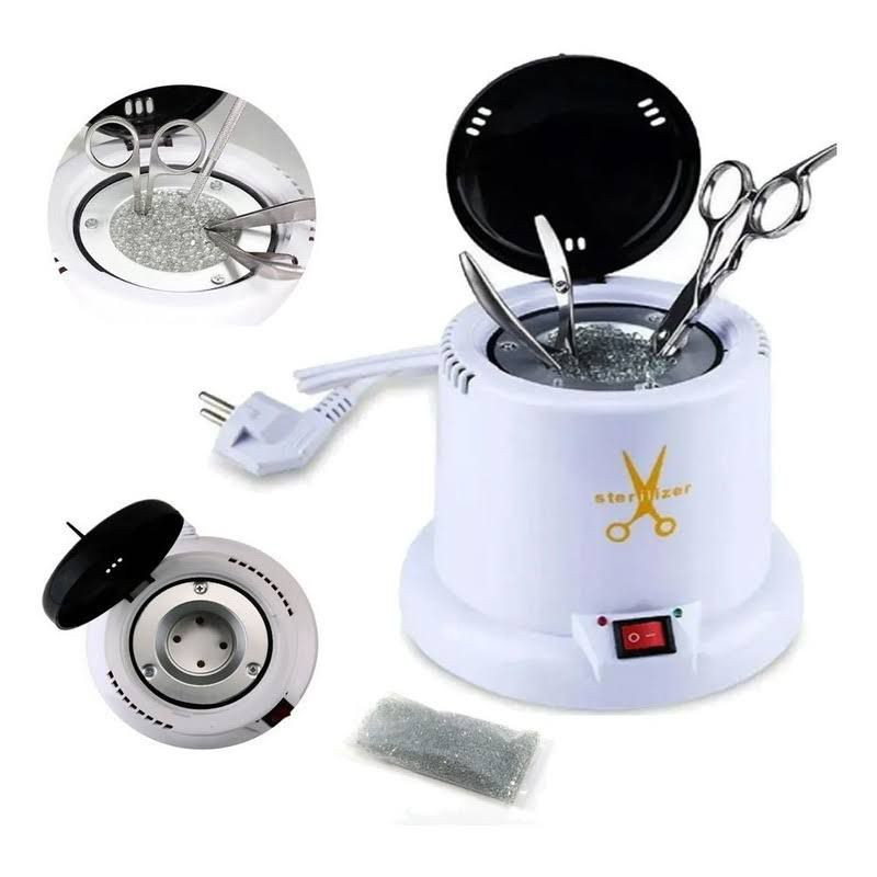 Esterilizador Elétrico de Alicates Pinças Materiais De Unhas Manicure Com Micro Esfera em Oferta na Shopee