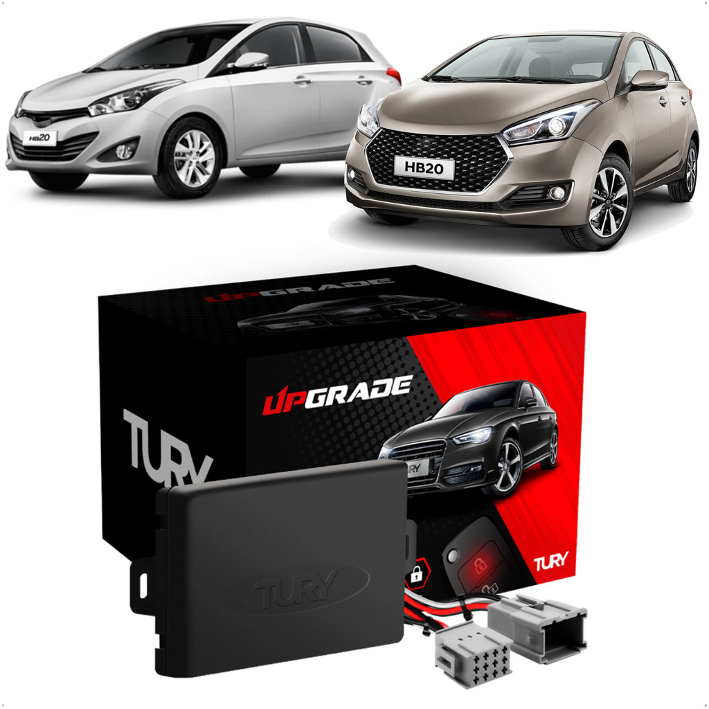 Modulo de Vidro com Anti-esmagamento Hyundai HB20 2012 até 2019 - Tury PRO4.10AN em Oferta na Shopee