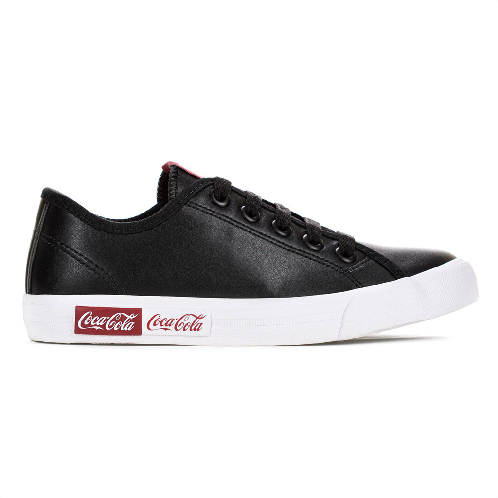 Tênis Coca-Cola Blend Basic Town Preto - Unissex em Oferta na Shopee