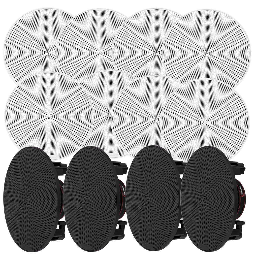 Kit Arandela 6" Branca e Preta  40 Watts RMS Taramps 4 e 8 Ohms