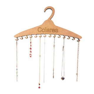 Cabide organizador joias colares pulseiras - resistente e compacto em Oferta na Shopee
