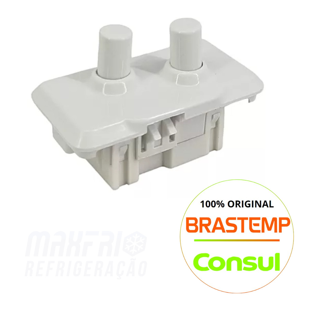 INTERRUPTOR ACENDE/APAGA LUZ REFRIGERADO BRASTEMP CONSUL - (DEMAIS MODELOS NA DESCRIÇÃO) Bivolt